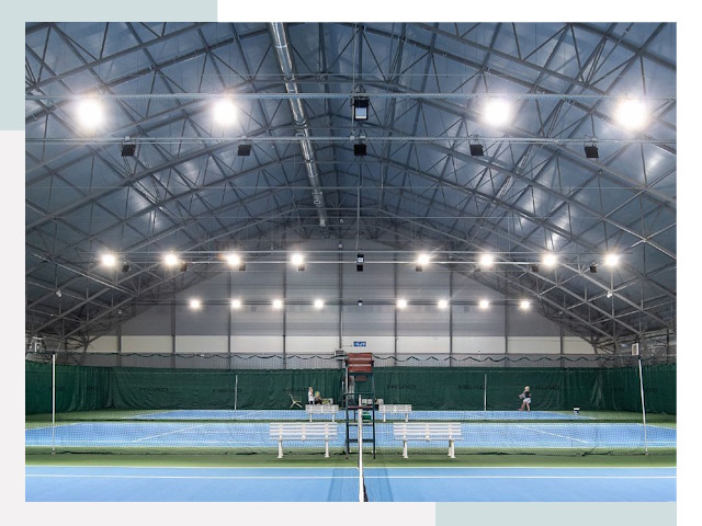 Строительство теннисных кортов в Гатчина от 617 руб.