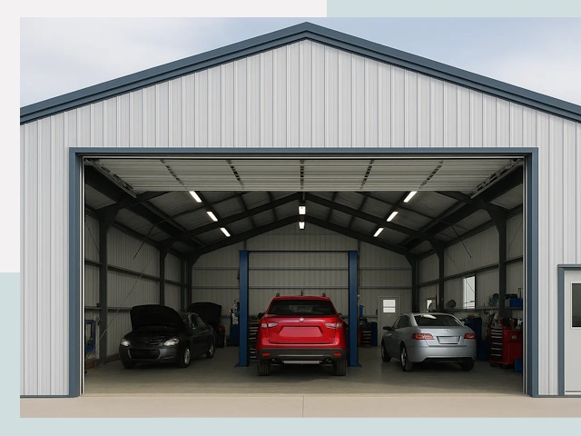 Ангары из сэндвич панелей от 617 руб. в Гатчина