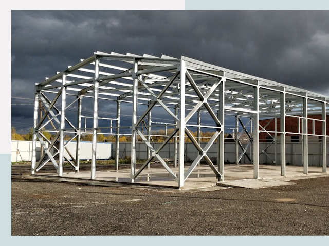 Двускатные ангары в Гатчина от 617 руб. за квадрат