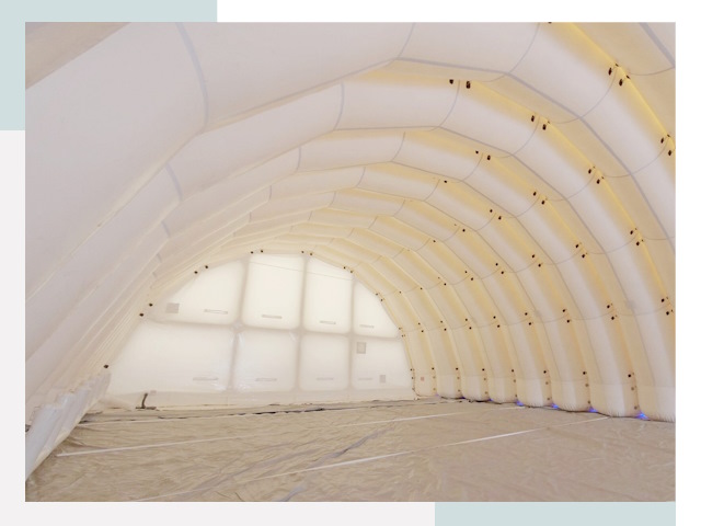 Пневмокаркасные ангары в Гатчине