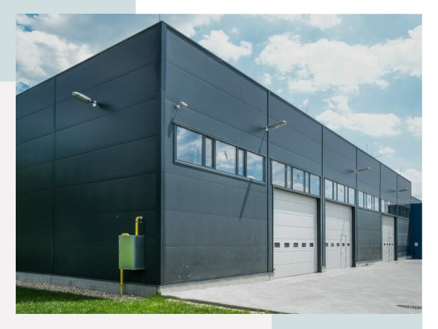 Модульные ангары в Гатчине
