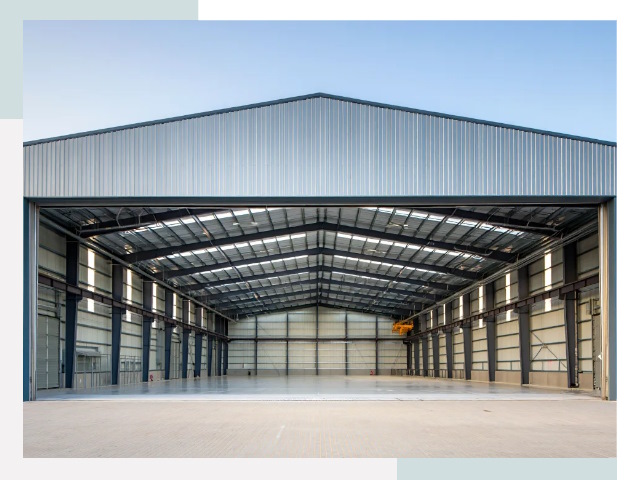 Большие ангары в Гатчине