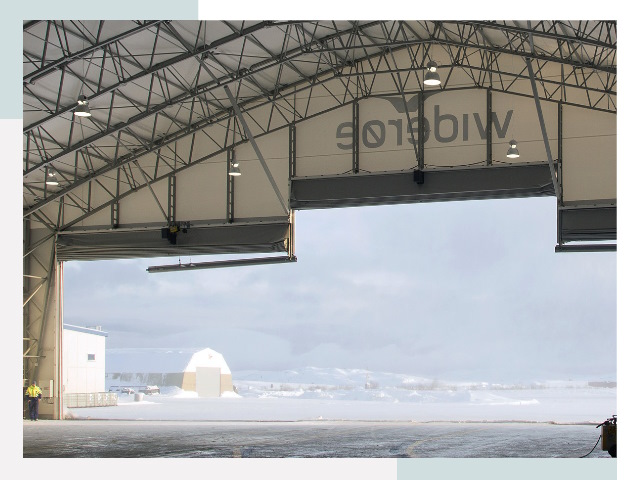 Ворота для ангаров в Гатчине