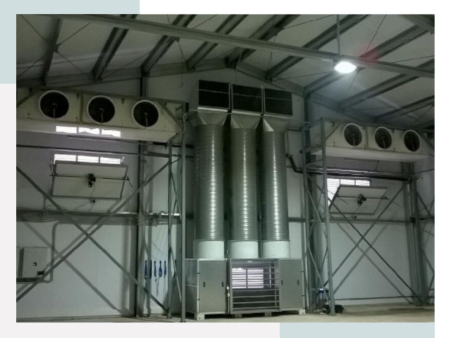 Инженерные системы для ангаров в Гатчине