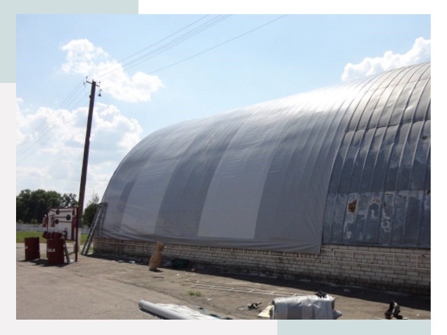 Ремонт ангаров в Гатчине