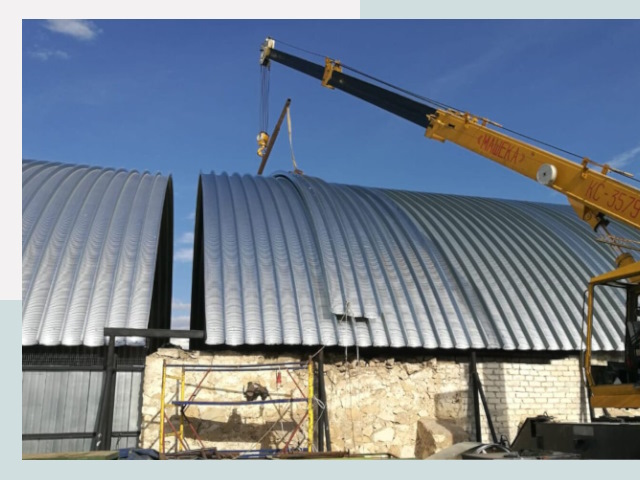 Реконструкция ангаров в Гатчине от 617 руб.