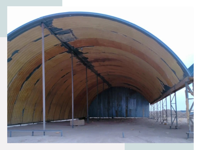 Реконструкция ангаров в Гатчине