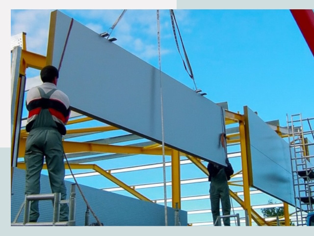 Монтаж сэндвич-панелей в Гатчине от 617 руб.